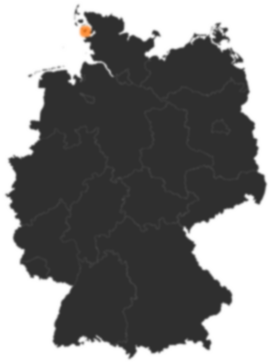 Deutschlandkarte: Wo ist Pellworm