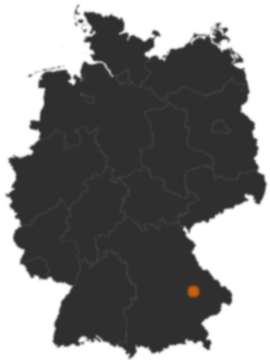 Deutschlandkarte: Wo ist Perkam