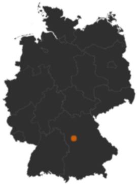 Deutschlandkarte: Wo ist Petersaurach