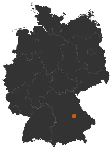 Deutschlandkarte: Wo ist Pettendorf