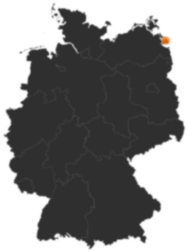 Deutschlandkarte: Wo ist Pudagla
