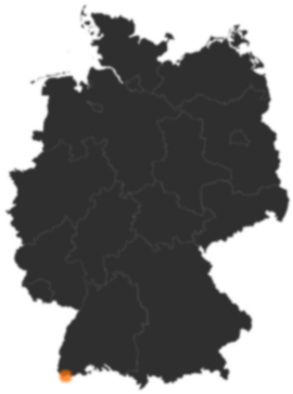 Deutschlandkarte: Wo ist Rheinfelden