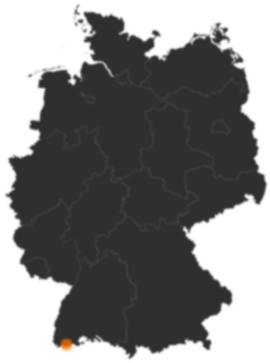 Deutschlandkarte: Wo ist Rickenbach