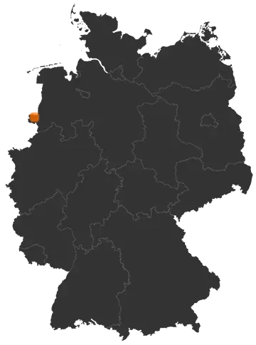 Deutschlandkarte: Wo ist Ringe
