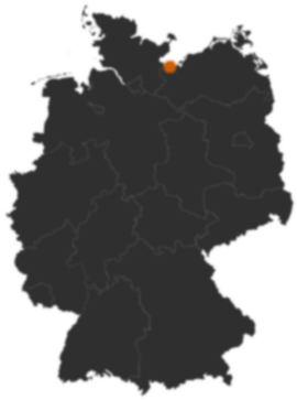 Deutschlandkarte: Wo ist Roggenstorf