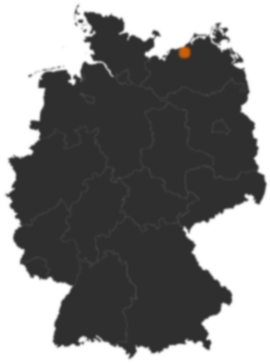 Deutschlandkarte: Wo ist Rostock