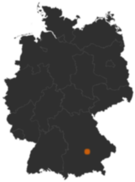 Deutschlandkarte: Wo ist Rudelzhausen