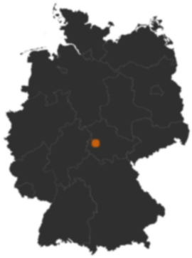 Deutschlandkarte: Wo ist Ruhla
