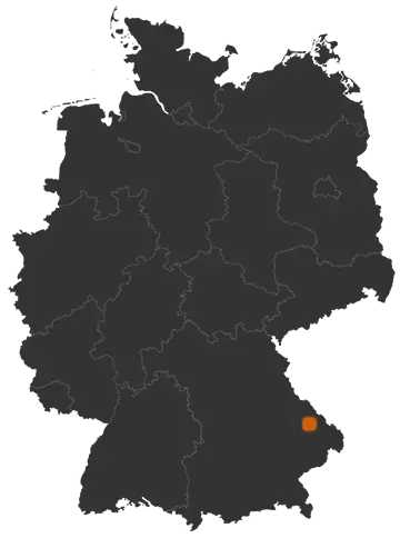 Ruhmannsfelden auf der Kreiskarte