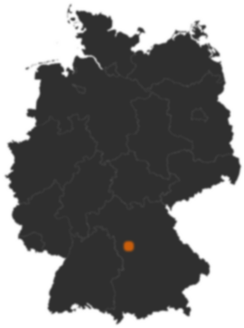 Deutschlandkarte: Wo ist Sachsen bei Ansbach