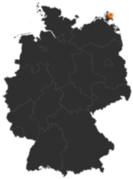 Deutschlandkarte: Wo ist Sagard