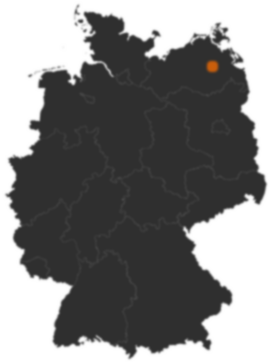 Deutschlandkarte: Wo ist Sarow