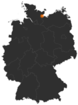 Deutschlandkarte: Wo ist Scharbeutz