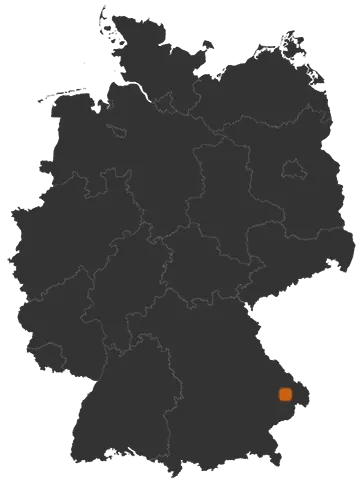 Schöllnach auf der Kreiskarte