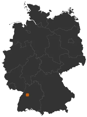 Deutschlandkarte: Wo ist Schömberg