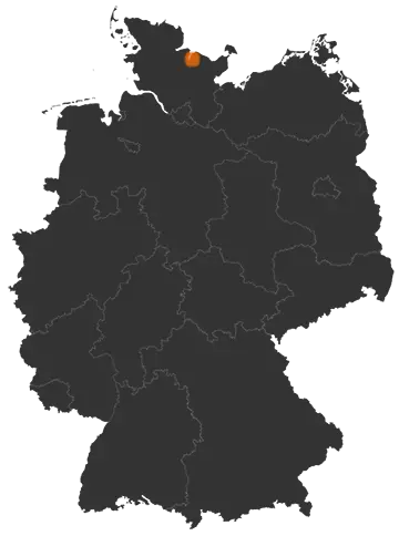 Deutschlandkarte: Wo ist Schönkirchen