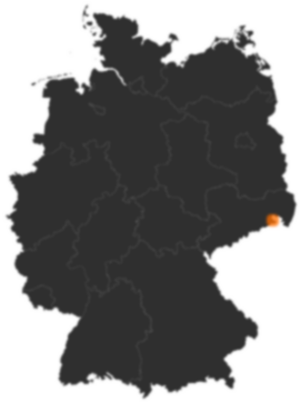 Deutschlandkarte: Wo ist Sebnitz