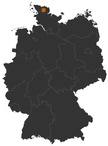 Deutschlandkarte: Wo ist Sieverstedt