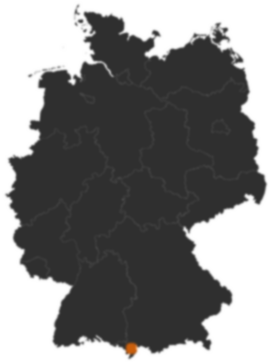 Deutschlandkarte: Wo ist Sonthofen