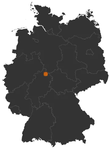 Staufenberg auf der Kreiskarte