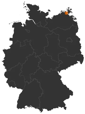 Karte: Wo liegt Stralsund?