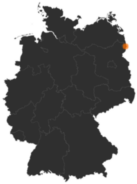 Deutschlandkarte: Wo ist Tantow