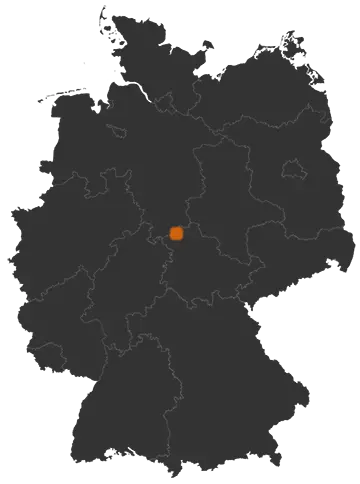 Deutschlandkarte: Wo ist Tastungen
