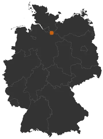 Deutschlandkarte: Wo ist Tespe