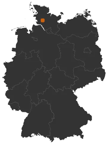 Deutschlandkarte: Wo ist Thaden