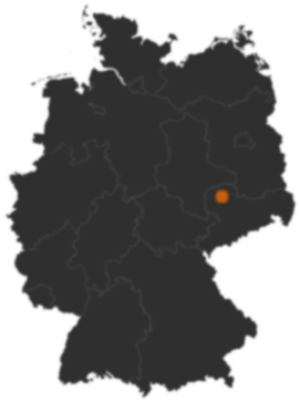 Deutschlandkarte: Wo ist Thallwitz