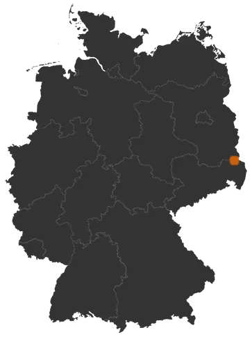 Trebendorf auf der Kreiskarte
