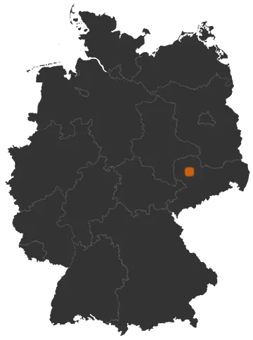 Deutschlandkarte: Wo ist Trebsen/Mulde