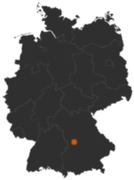 Deutschlandkarte: Wo ist Treuchtlingen