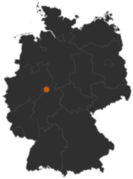 Deutschlandkarte: Wo ist Twistetal