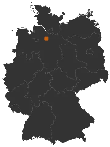 Deutschlandkarte: Wo ist Vahlde