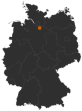 Deutschlandkarte: Wo ist Vierhöfen