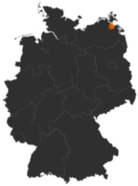 Deutschlandkarte: Wo ist Wackerow