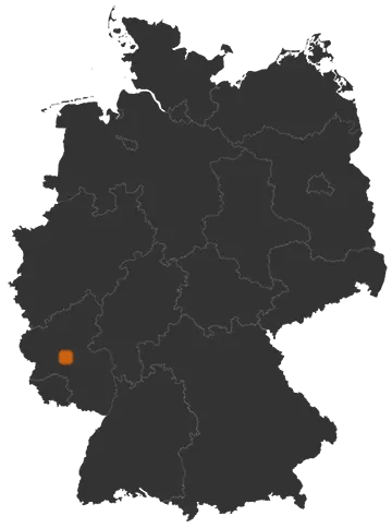 Deutschlandkarte: Wo ist Wahlenau