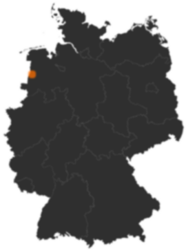 Deutschlandkarte: Wo ist Walchum