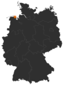 Deutschlandkarte: Wo ist Wangerland
