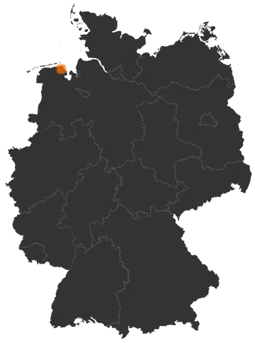 Karte: Wo liegt Wangerland?