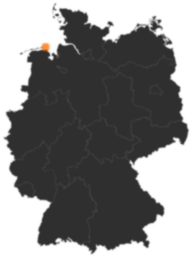 Deutschlandkarte: Wo ist Wangerooge
