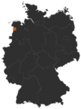 Deutschlandkarte: Wo ist Weener