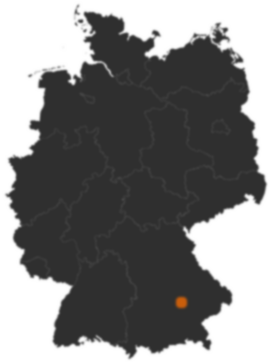 Deutschlandkarte: Wo ist Weihmichl