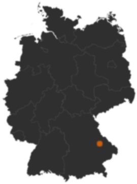 Deutschlandkarte: Wo ist Wiesenfelden