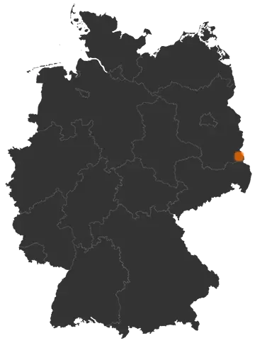 Deutschlandkarte: Wo ist Wiesengrund