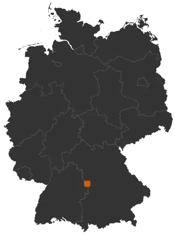 Deutschlandkarte: Wo ist Wilburgstetten
