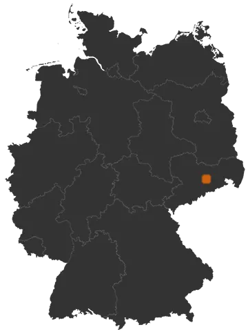 Deutschlandkarte: Wo ist Wilsdruff