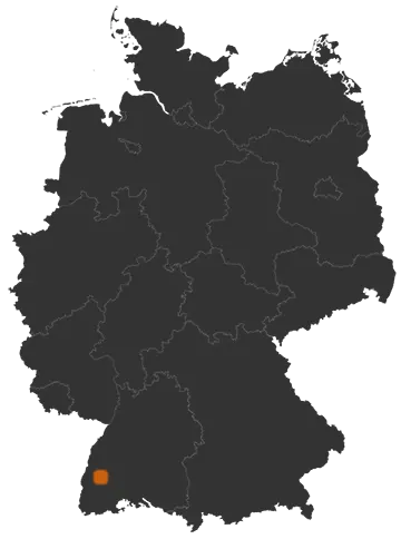 Deutschlandkarte: Wo ist Winden im Elztal
