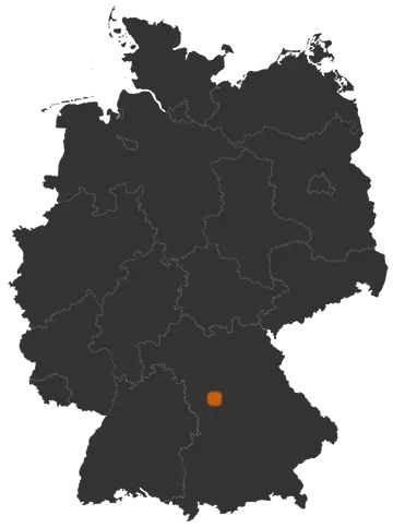 Deutschlandkarte: Wo ist Windsbach